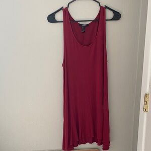 Forever 21 Deep Red Flowy Dress